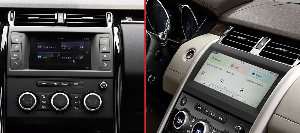 Магнитола для Land Rover Discovery 5 2017+ (HARMAN) - Carmedia MRW-8808A монитор 10.25", Android 13, 8Гб+128Гб, SIM-слот, CarPlay