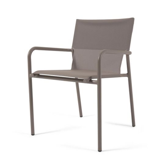 Zaltana Алюминиевый стул для улицы коричневый матовый цвет Испания La Forma