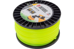 Леска FLEX CORD звезда 4 мм, 93 м, на DIN катушке для триммера Denzel 96289