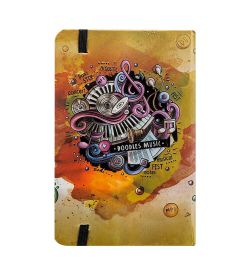 BM-09/4 Блокнот мал. «Звуки музыки» (3D твердая обложка)