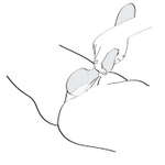 Розовый двусторонний вибростимулятор ZOA - 26,5 см. (Цвет: розовый)