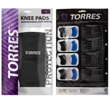 СЦ*Наколенники спортивные TORRES Soft, PRL112222S-02, р.S, нейлон, ЭВА, чёрный