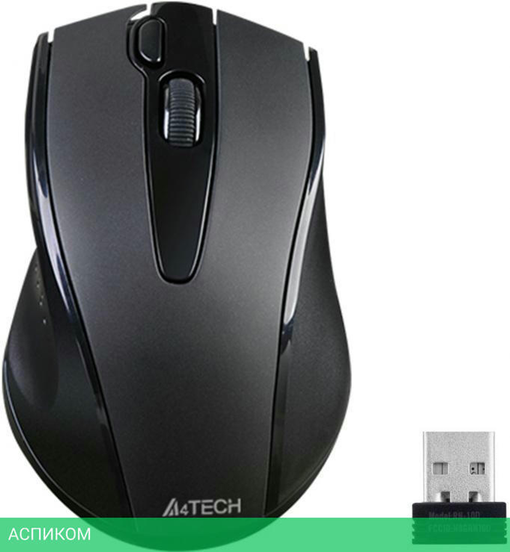 Мышь A4Tech V-Track черный (G9-500FS)
