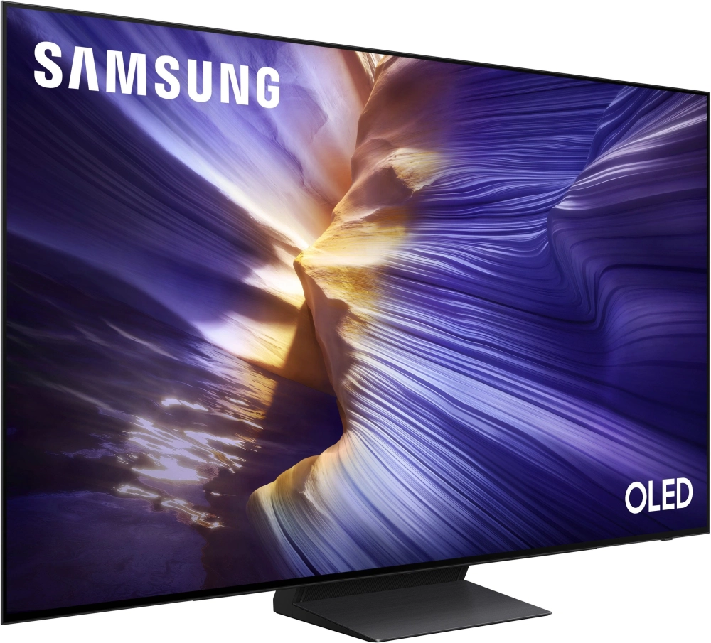 Телевизор OLED Samsung 77" QE77S90FAEXRU Series 9 черный графит 4K Ultra HD 120Hz DVB-T2 DVB-C DVB-S2 USB WiFi Smart TV