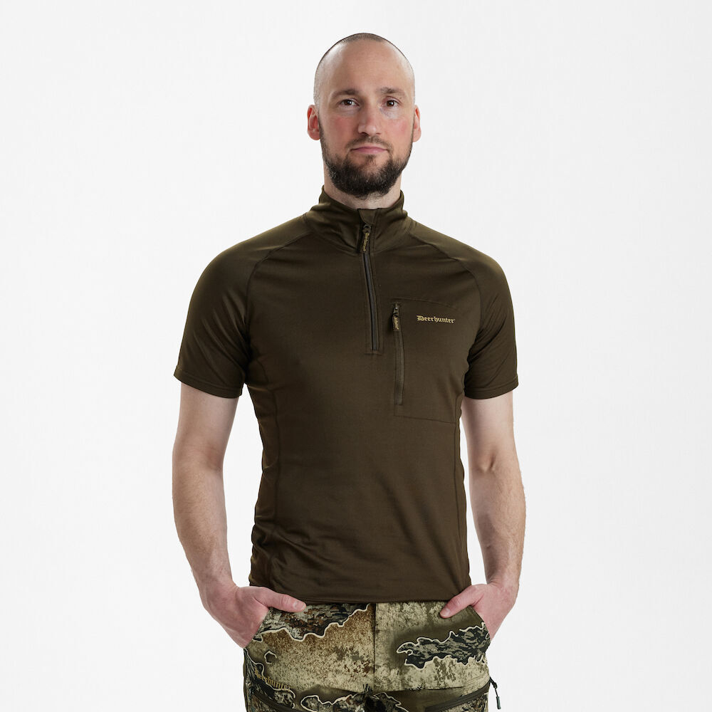 Футболка Deerhunter Insulated with zip-neck (376 Art Green)