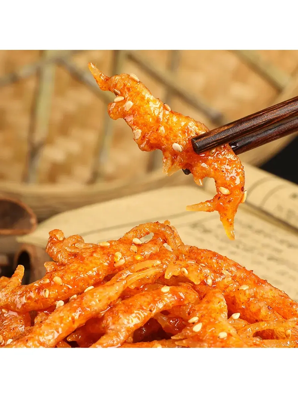 Азиатские снеки острые со вкусом Омара 21 г * 30 шт