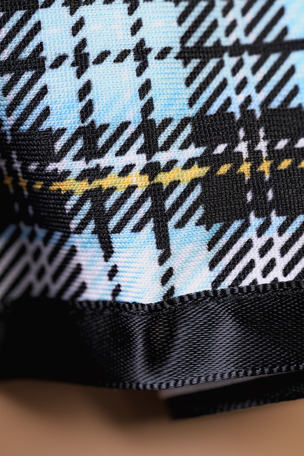 Костюм школьницы: топ, галстук, стринги черно-синий XL