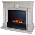 Каминокомплект Real Flame Kellie 25,5/26 WT с очагом 3D Cassette 630 Black Panel