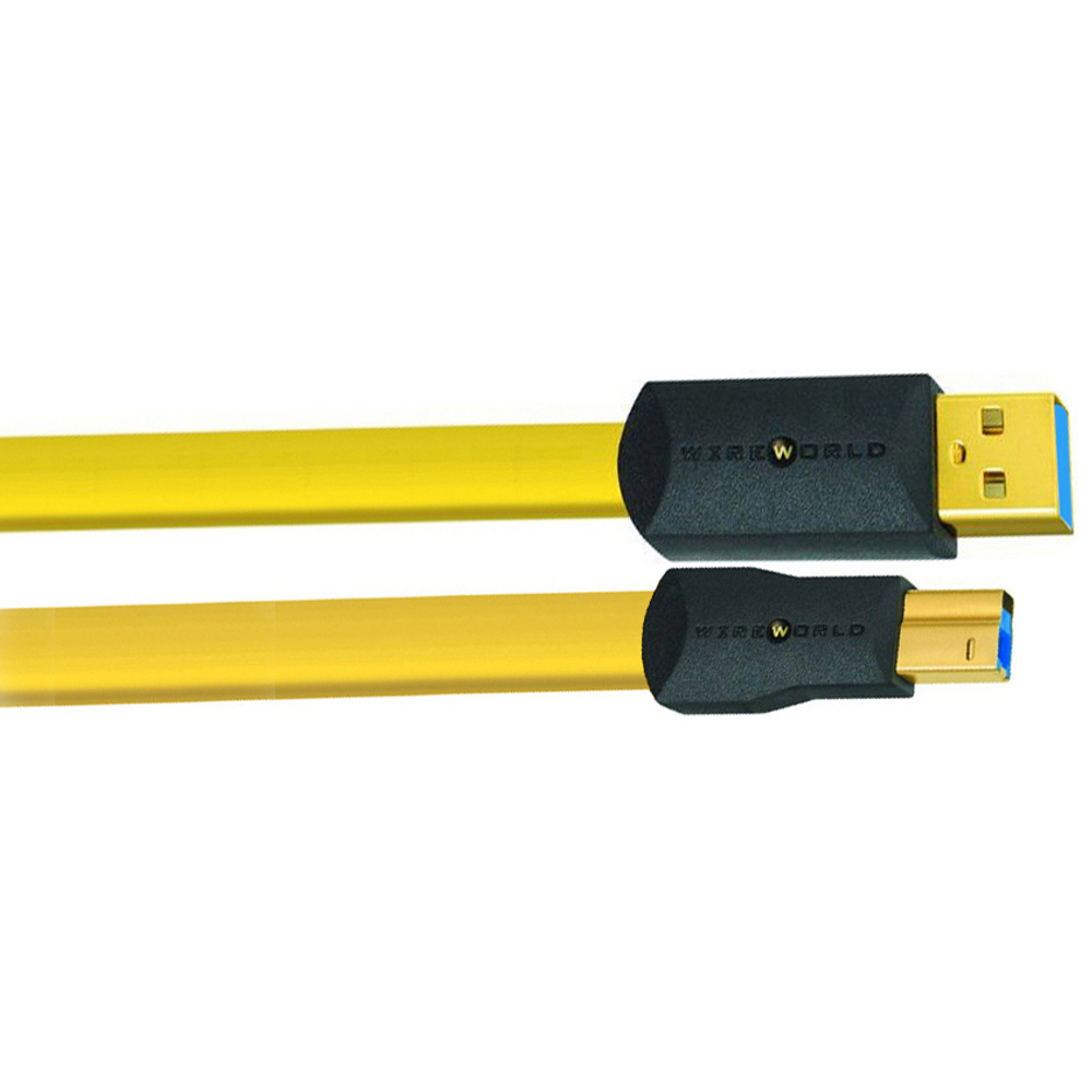 Wireworld Chroma 8 USB 3.0 A-B Flat Cable 3.0m, кабель USB, тип A-B, 3.0м. (C3AB3.0M-8)