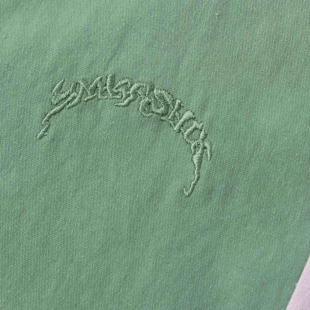 Сорочка Ymkashix Puff лиловая/темно-зеленая