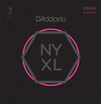 Струны для электрогитары D'ADDARIO NYXL0942 -3P