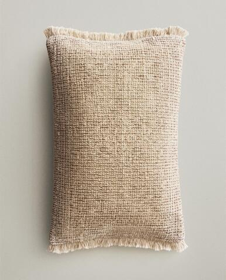 Zara Home наволочка декоративная из хлопка, экрю, 40x60 см · 5305/008