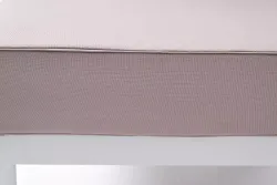 "Касабланка" угловой модуль плетеный из роупа, каркас алюминий светло-серый (RAL7035) шагрень, роуп серо-коричневый 23мм, ткань Neo ash