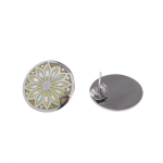 *Серьги пусеты Fiore Luna *AE00210-12 BR