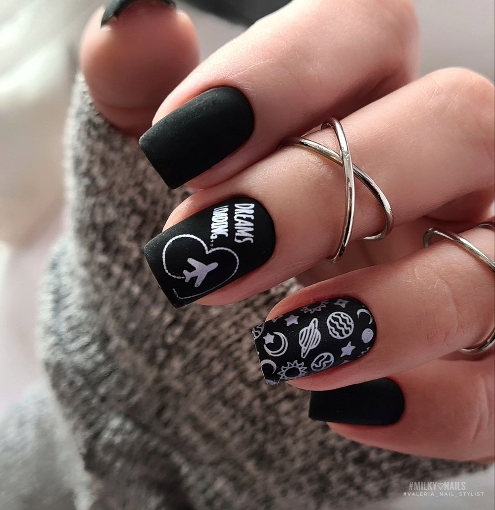 Swanky Stamping Лак для стемпинга M120 серо-голубой,