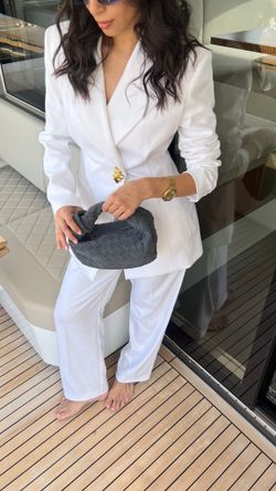 Брюки прямые белые