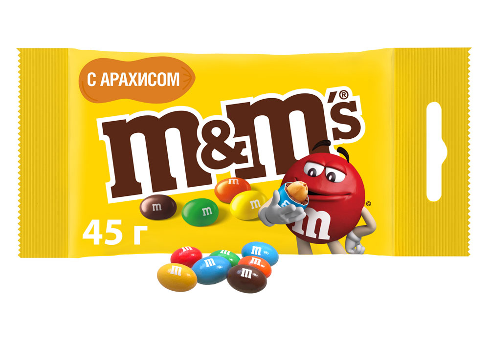 Дражже M&M`s с шоколадом 45г