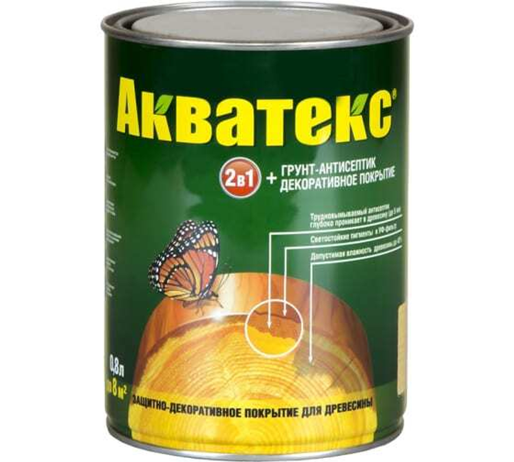 Акватекс 0,8л 2 в 1 белый Рогнеда