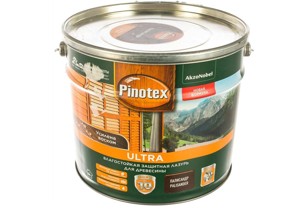 Тиксотропный антисептик PINOTEX ULTRA NW УФ защита, палисандр 9л 5353812