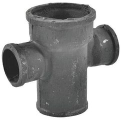 Крестовина чуг канал б/н Ду100х100х100х90гр 1-пл прямая ГОСТ 6942-98