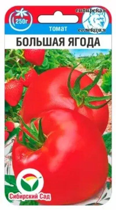 Томат Большая ягода 20шт (Сиб Сад)