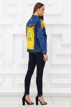 LIGVIANNI Джинсовая куртка Denim Jacket Tiger