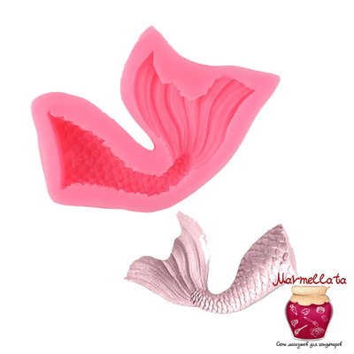 Молд силиконовый "Хвост русалки", 10*5,8 см