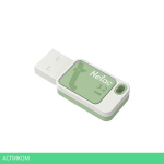 USB Flash-накопитель Netac UA31 128GB белый/зеленый (NT03UA31N-128G-32GN)