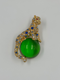 Брошь Леопард Trifari