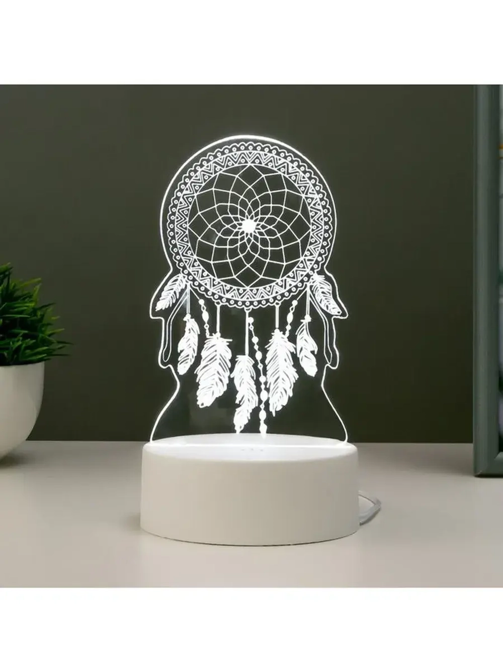 Светильник сенсорный «Ловец снов» LED 3 от USB RISALUX