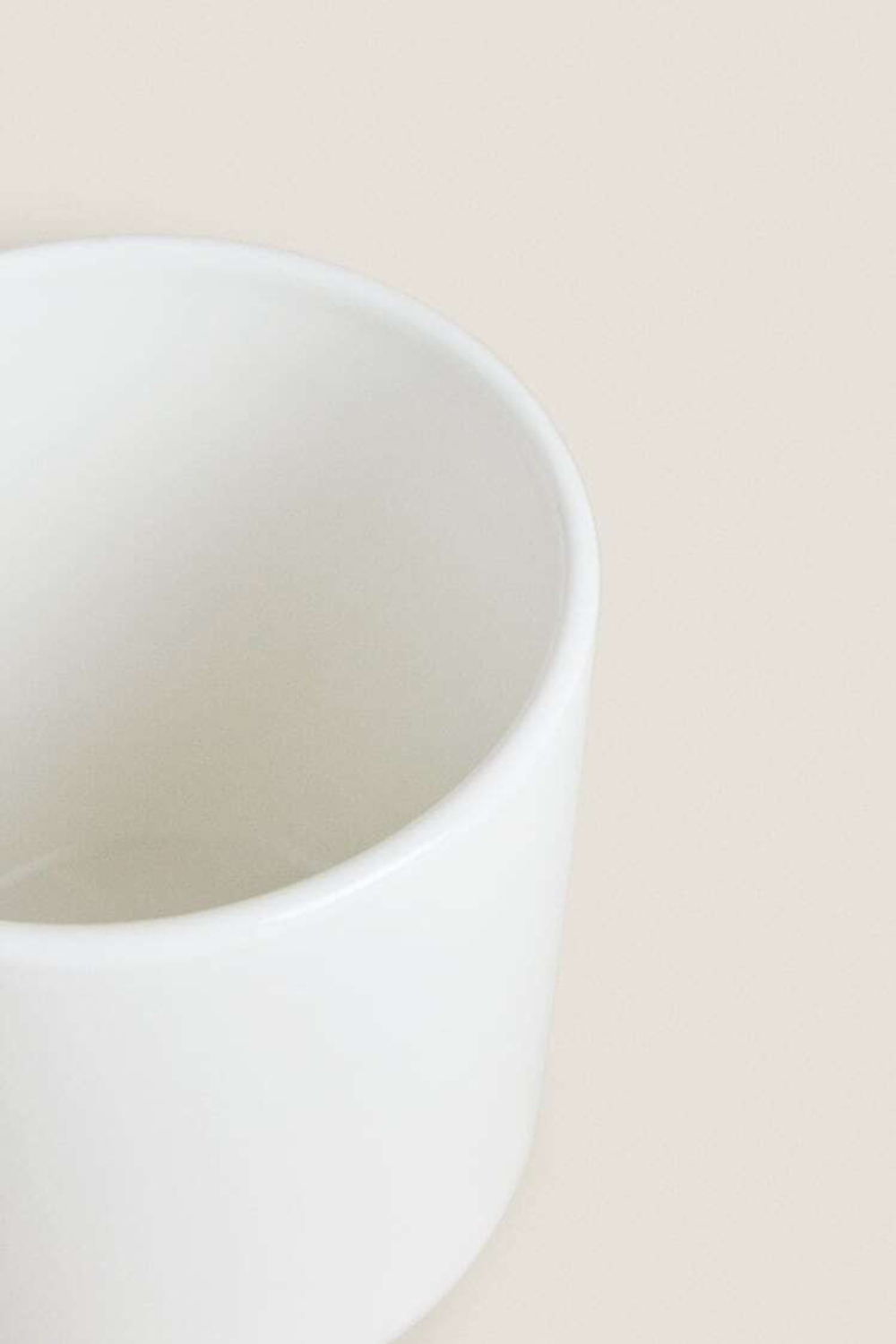 ZARA HOME КЕРАМИЧЕСКАЯ КРУЖКА, БЕЛЫЙ