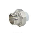 Муфта PP-R комбинированная разъемная белая Дн 25х1/2" НР RTP (РосТурПласт) 10643
