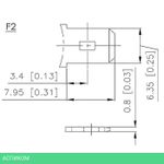 Аккумулятор для ИБП CSB 12V/7.2Ah (GPL 1272 F2 FR)