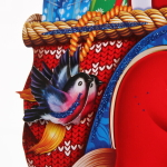 Плакат «Дед Мороз с подарками» 34 см