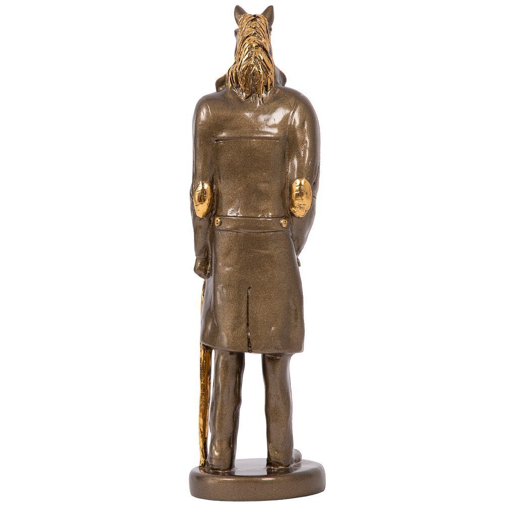 Скульптура Конь в пальто Бронза