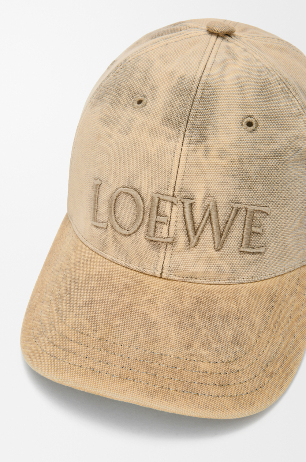 Loewe Кепка из джинсовой ткани, бежевый