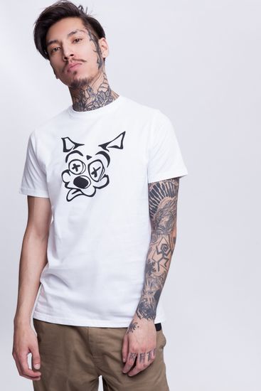 Футболка PYROMANIAC Doggy (Белый (Snow White)