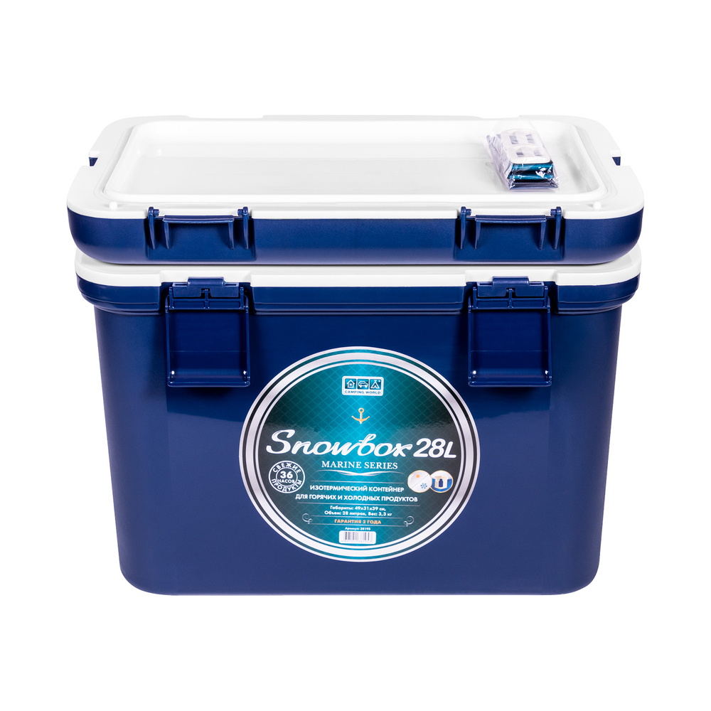 Изотермический контейнер (термобокс) Camping World Snowbox (28 л.), синий