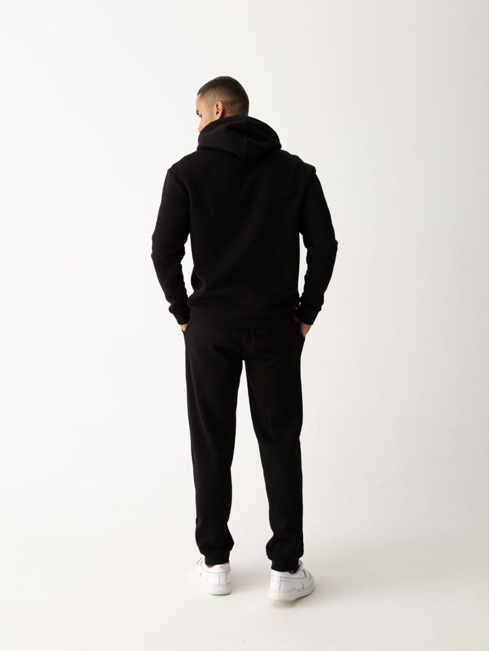 Костюм мужской спортивный теплый. Уголь