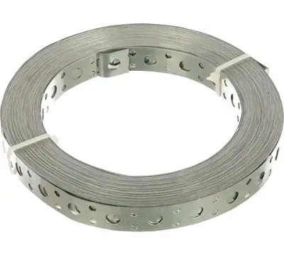 Лента перфорированная вентиляционная прямая,цинк ПВЛ 20*0,5мм 25м /ЗУБР