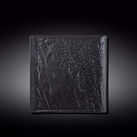 Тарелка квадр. 215*215 мм. Слэйт Wilmax /3/24/