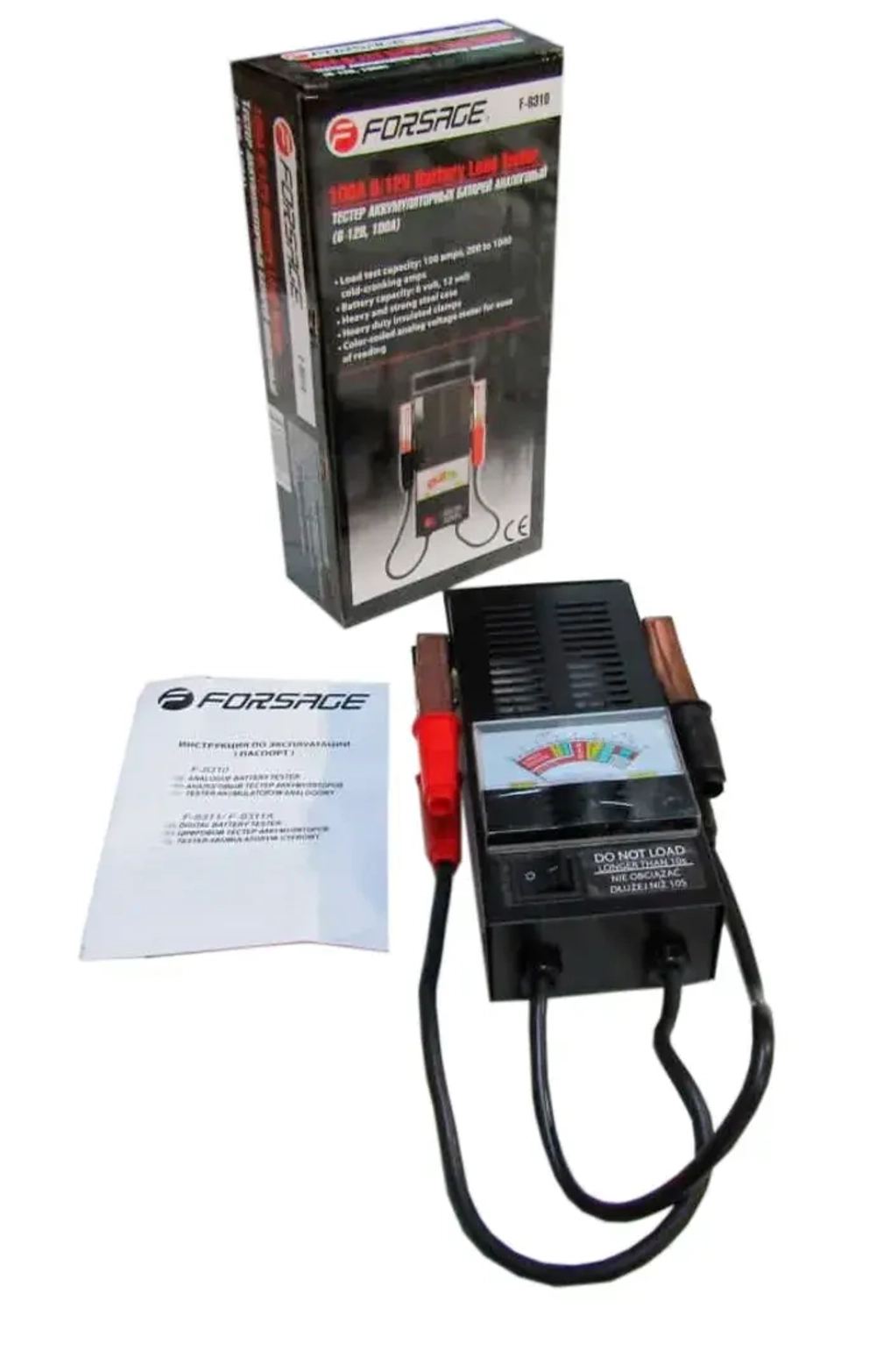 Тестер аккумуляторных батарей аналоговый 6V-12V Forsage F-8310 Forsage F-8310