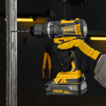 Дрель-шуруповерт аккумуляторная ударная бесщет CIDB-IB-18-02, Li-Ion, 18 В, 2 акк. Denzel