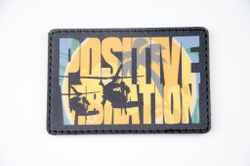 Шеврон Positive vibration печать