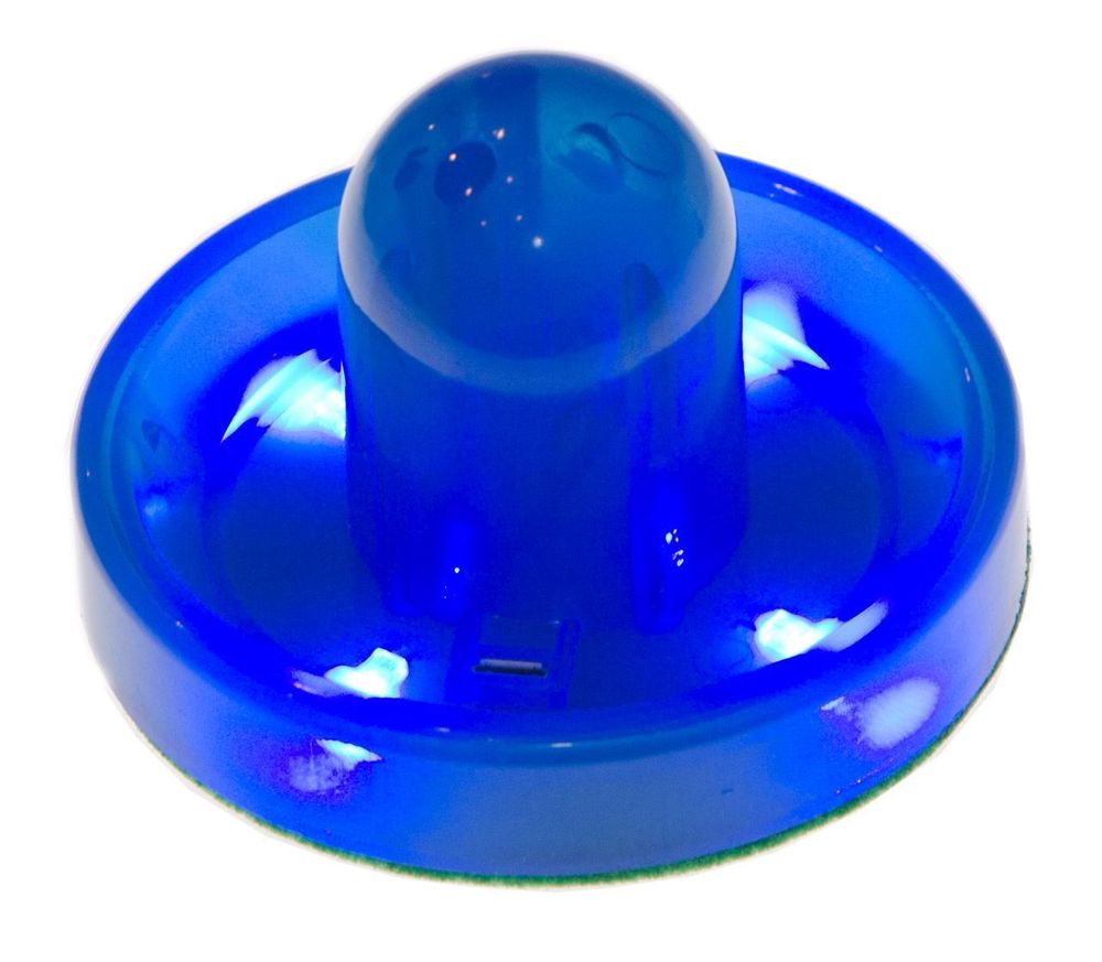 Бита для аэрохоккея LED &quot;Neon - X&quot; (синяя) D96 mm