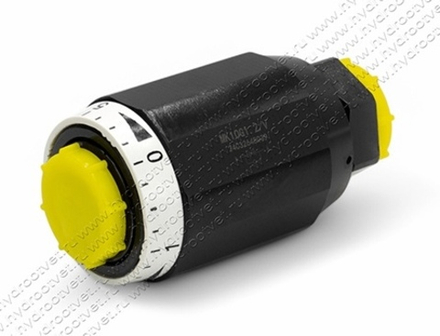 MK10G1.2/V - Дроссель трубного монтажа Ду10 резьба G1/2, обратный клапан - есть