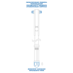 KING TONY (3446E-1HG) Динамометрический ключ серии "INDUSTRIAL", 1/2", 25-135 Нм, для левой и правой резьбы, кейс