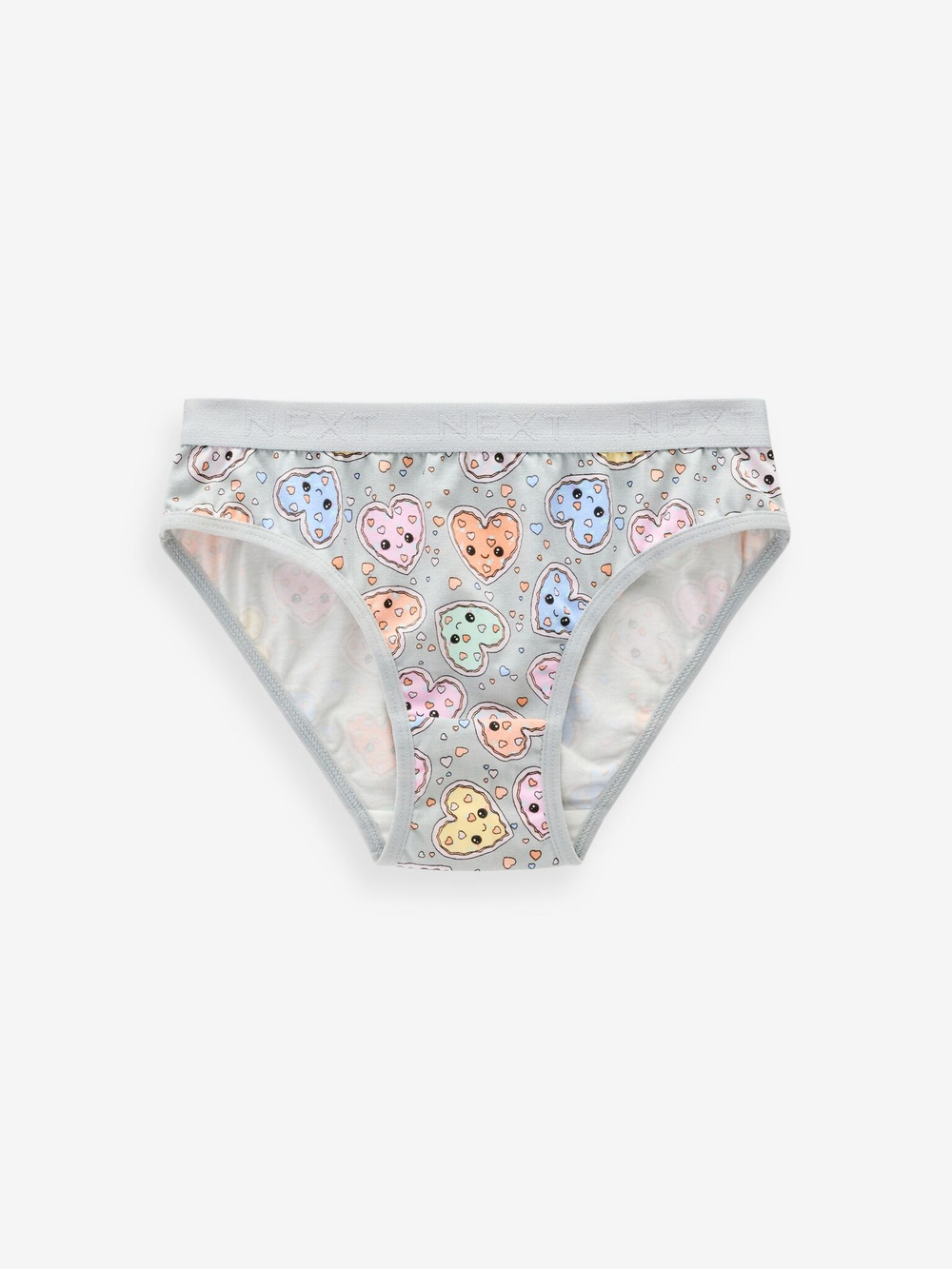 Трусы для девочки Next 412-454, 5 шт., Серый, Мятный, Сиреневый