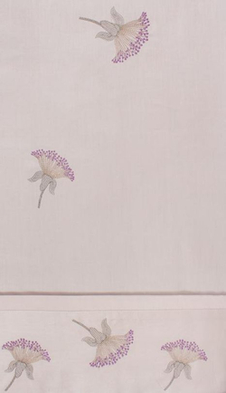 Элитный пододеяльник Gardenia розовый от Bovi фрагмент