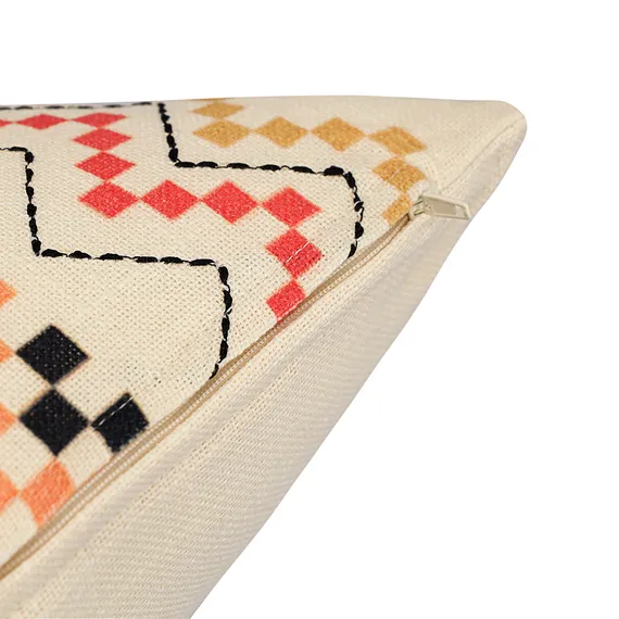 Подушка декоративная по мотивам башкирских орнаментов из коллекции cultural heritage, 45х45 см